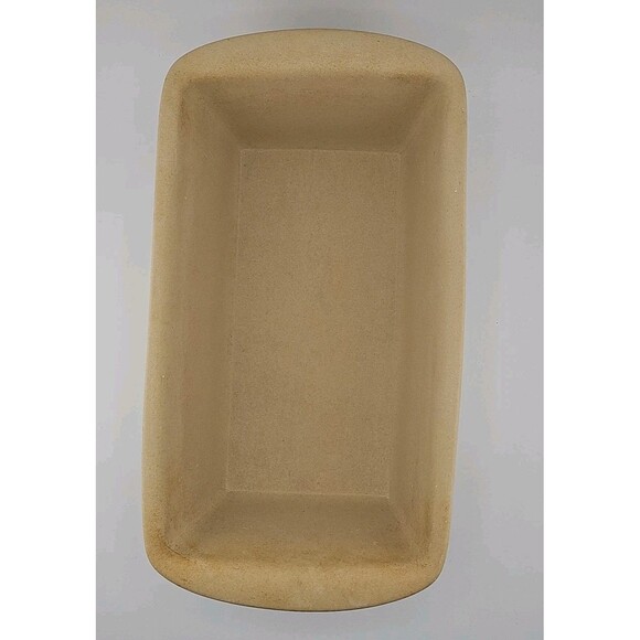 Pampered Chef Stoneware Loaf Pan Bread Meatloaf Made in USA Family Heritage - Picture 1 of 12